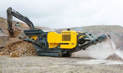 履帶移動式破碎站|履帶式反擊破碎設備|履帶式移動破碎設備價格